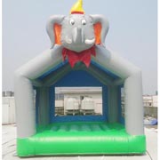 inflatable elephant jumping castle
